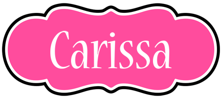 Carissa invitation logo