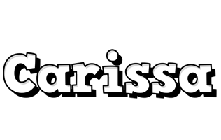 Carissa snowing logo