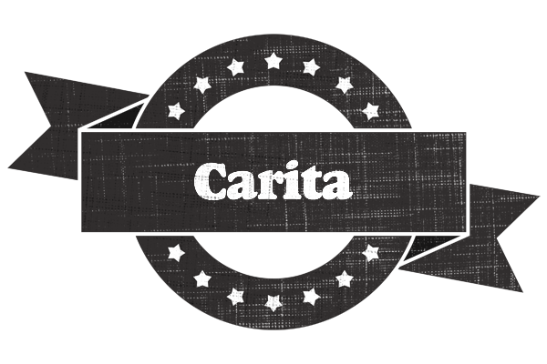 Carita grunge logo