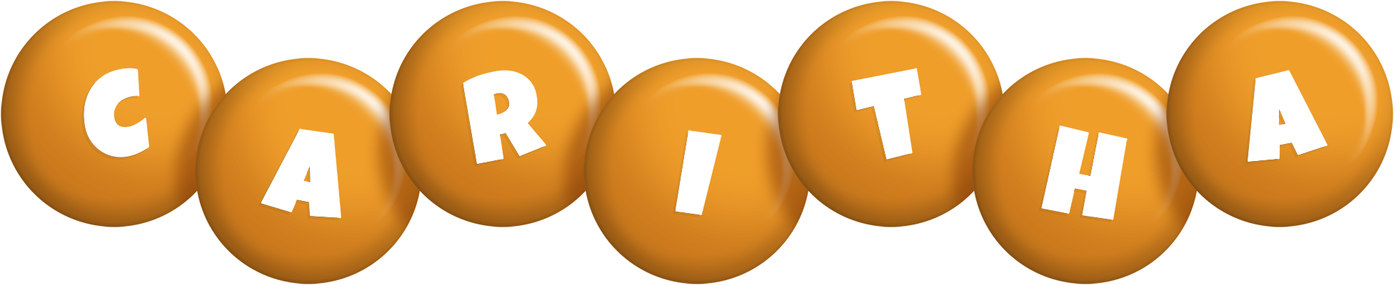 Caritha candy-orange logo