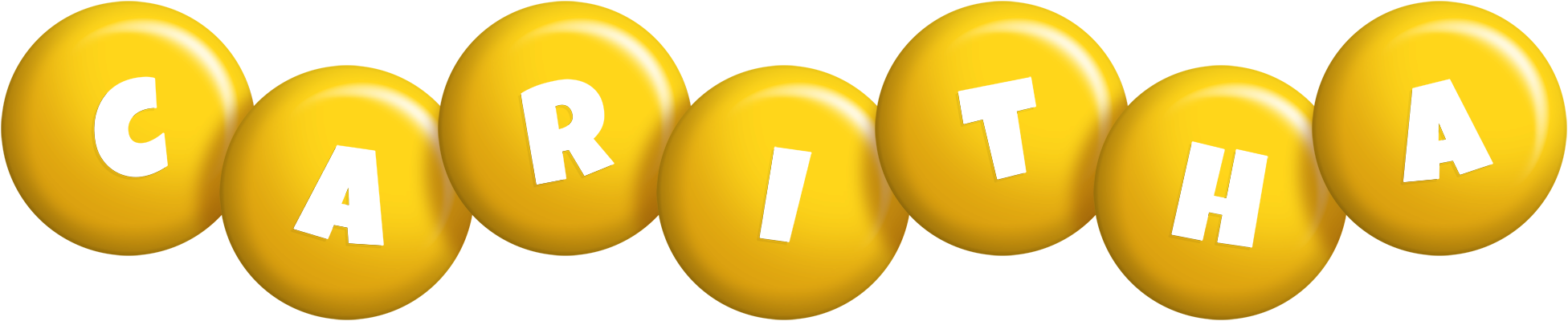 Caritha candy-yellow logo