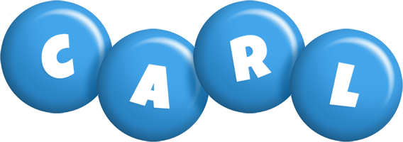 Carl candy-blue logo