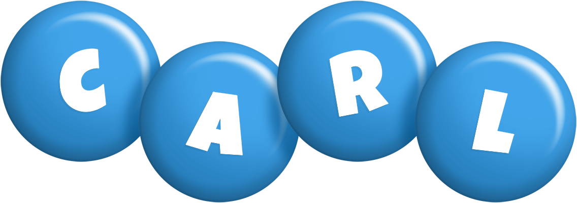 Carl candy-blue logo