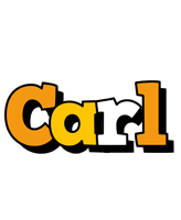 Carl cartoon logo