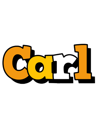 Carl cartoon logo
