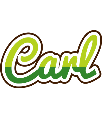 Carl golfing logo