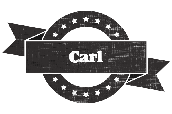 Carl grunge logo