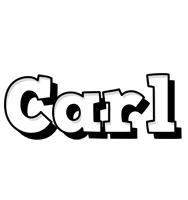 Carl snowing logo