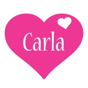 Carla love-heart logo
