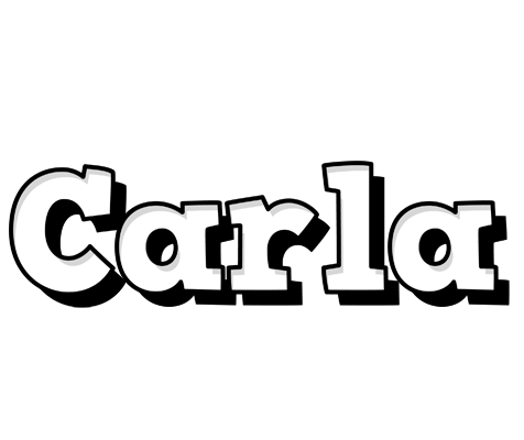 Carla snowing logo