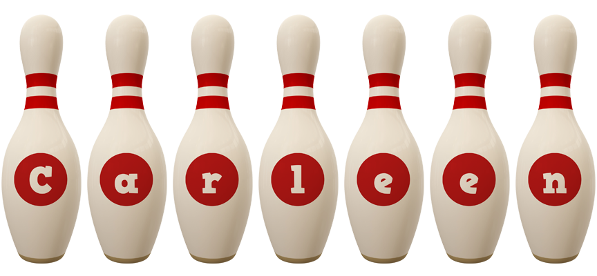 Carleen bowling-pin logo