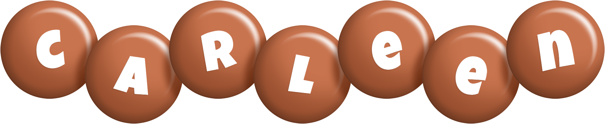 Carleen candy-brown logo