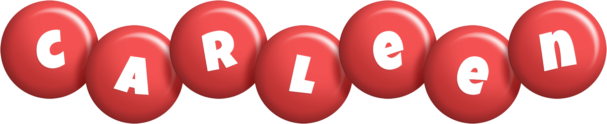 Carleen candy-red logo