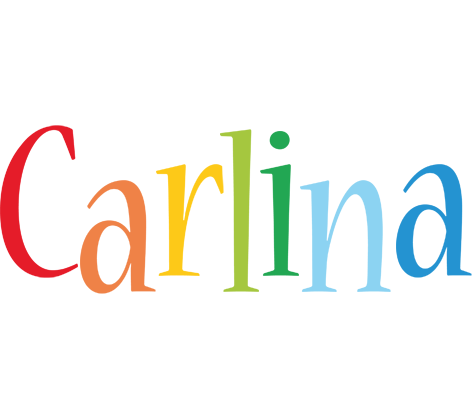 Carlina birthday logo