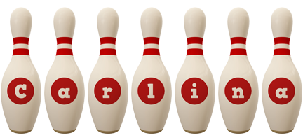 Carlina bowling-pin logo