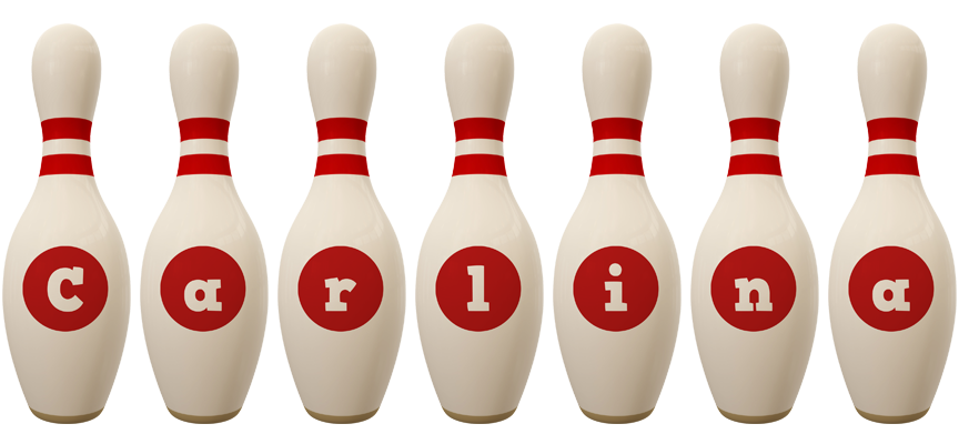 Carlina bowling-pin logo