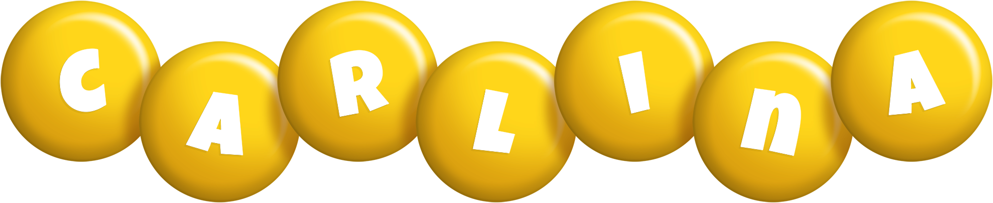 Carlina candy-yellow logo