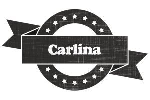 Carlina grunge logo