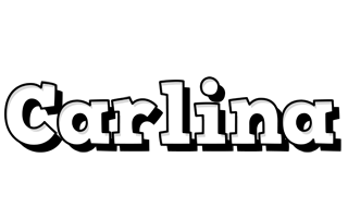 Carlina snowing logo