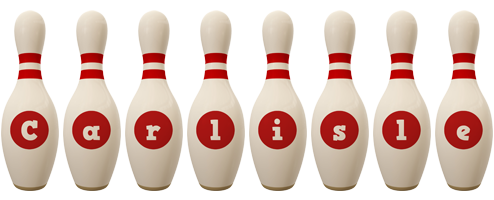 Carlisle bowling-pin logo