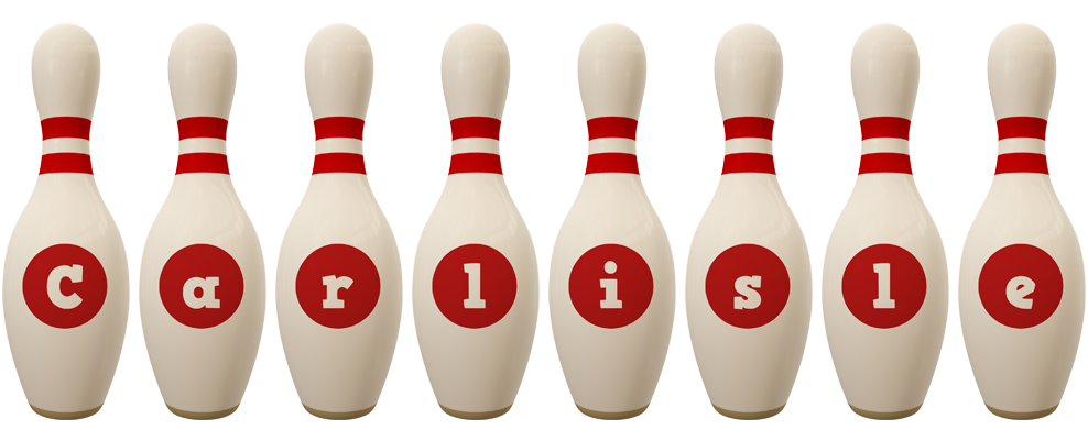 Carlisle bowling-pin logo