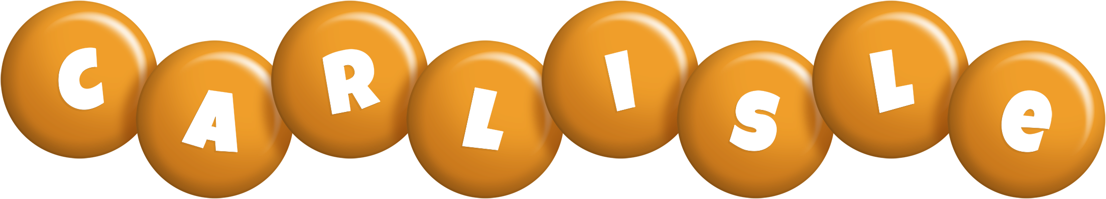 Carlisle candy-orange logo
