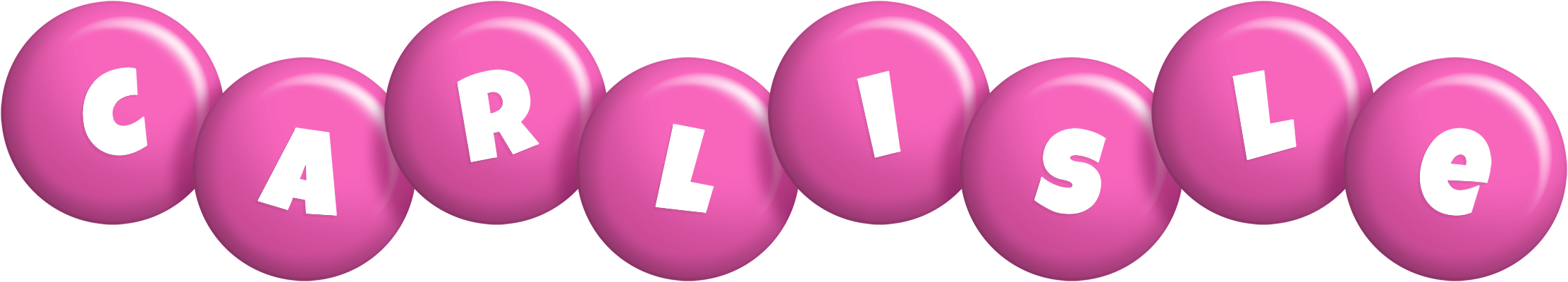 Carlisle candy-pink logo