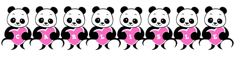 Carlisle love-panda logo