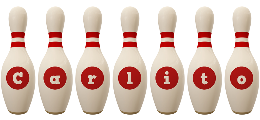 Carlito bowling-pin logo