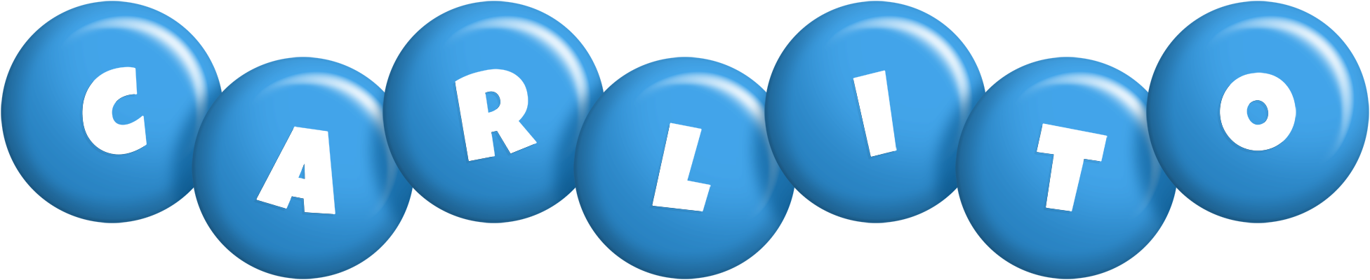 Carlito candy-blue logo