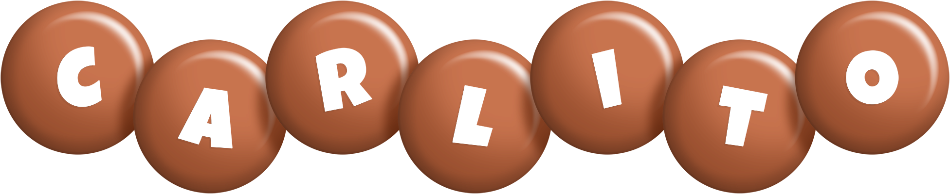 Carlito candy-brown logo