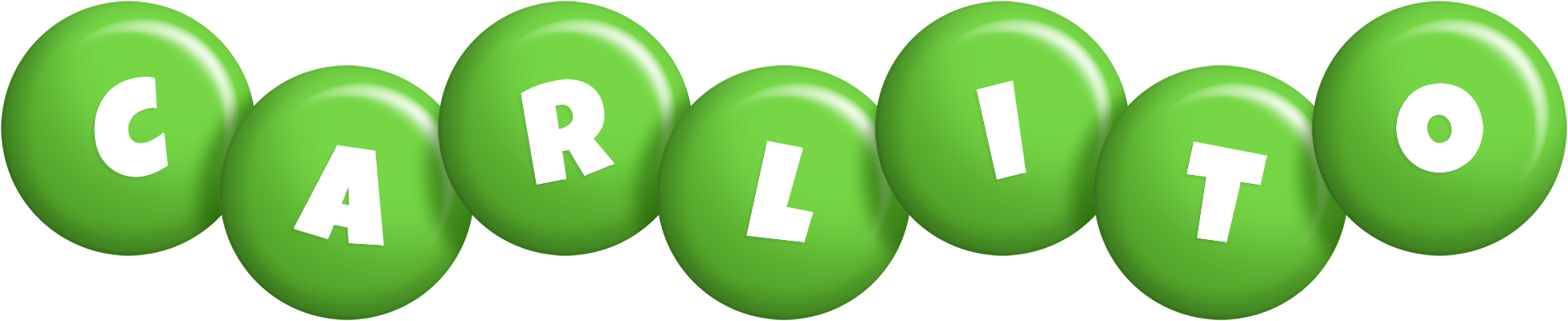Carlito candy-green logo