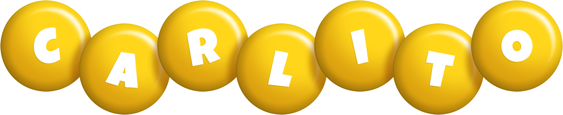 Carlito candy-yellow logo