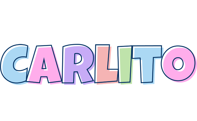 Carlito pastel logo