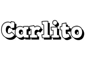 Carlito snowing logo