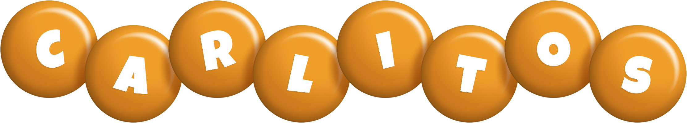 Carlitos candy-orange logo