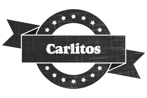 Carlitos grunge logo