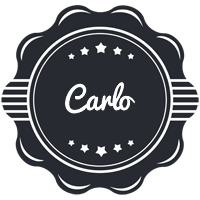 Carlo badge logo