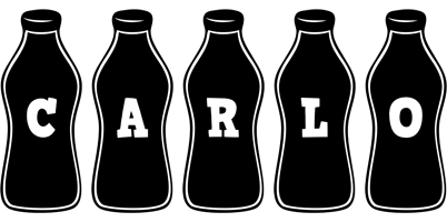 Carlo bottle logo