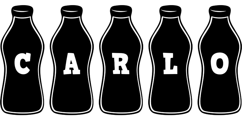 Carlo bottle logo