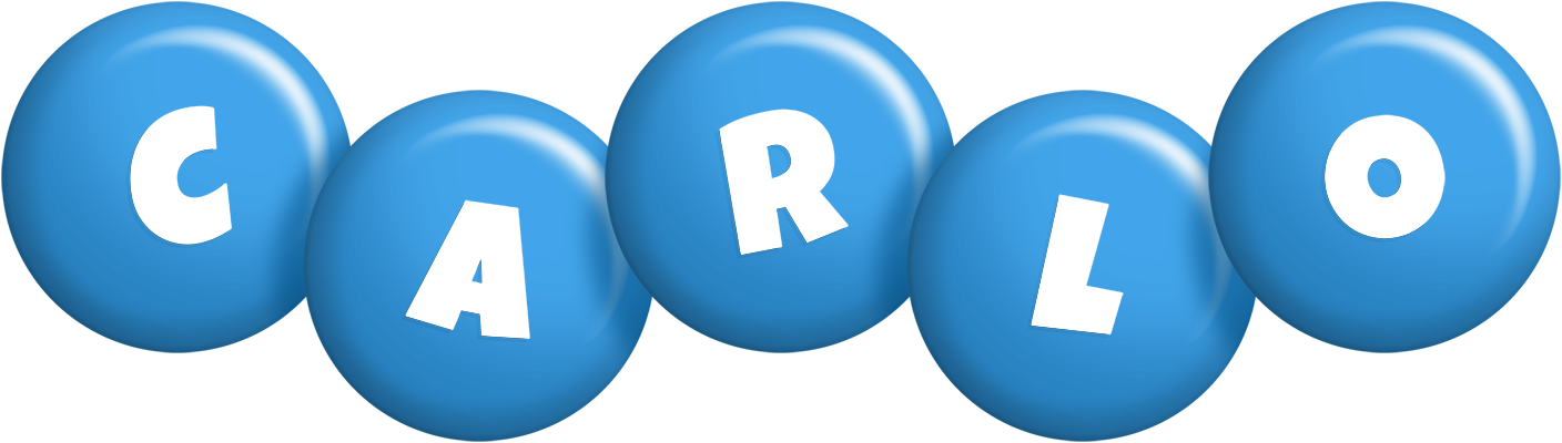 Carlo candy-blue logo