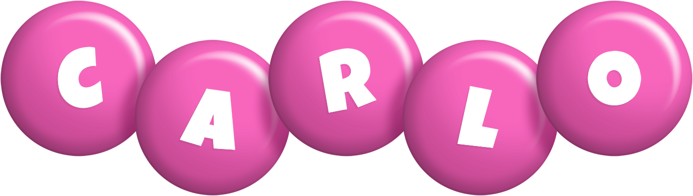 Carlo candy-pink logo