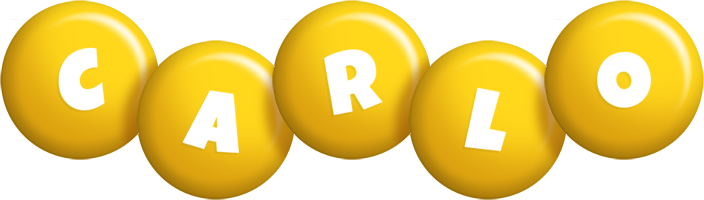 Carlo candy-yellow logo