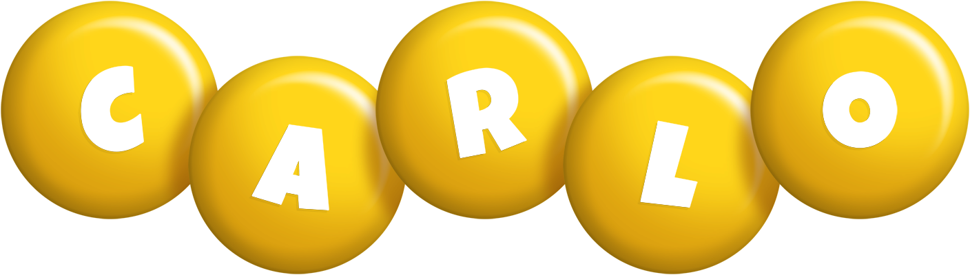 Carlo candy-yellow logo