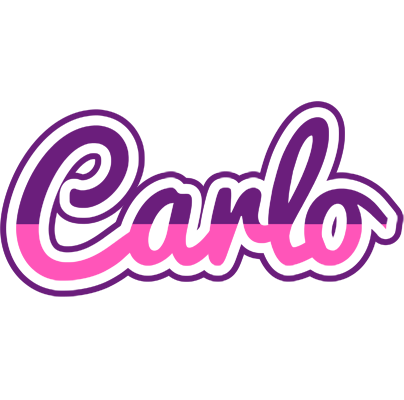 Carlo cheerful logo