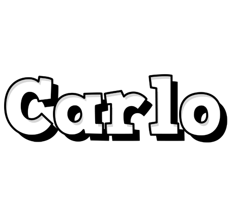 Carlo snowing logo
