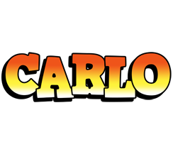 Carlo sunset logo