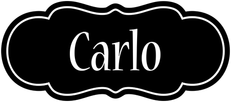 Carlo welcome logo