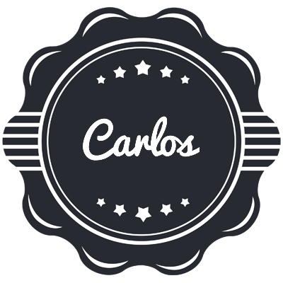 Carlos badge logo