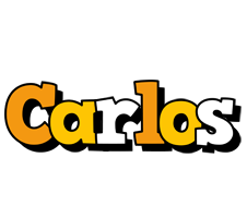 Carlos cartoon logo